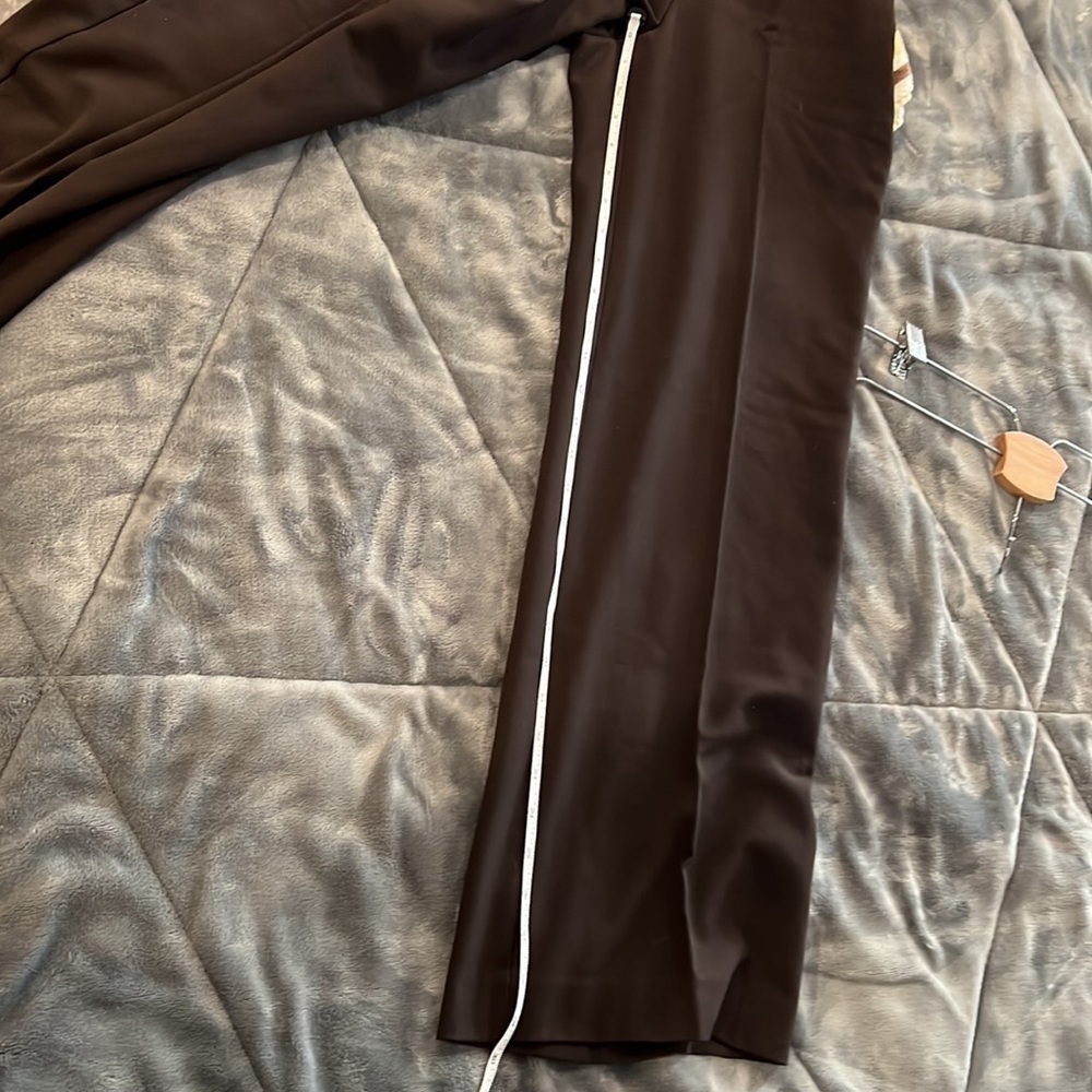 90s vintage brown wide leg pants - Picture 6 of 7